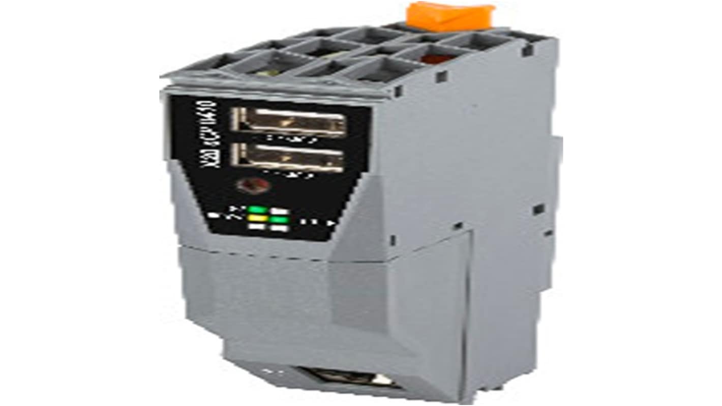 B&R X20 Series Controller for Use with PLC's, Ethernet, USB, 24 V dc