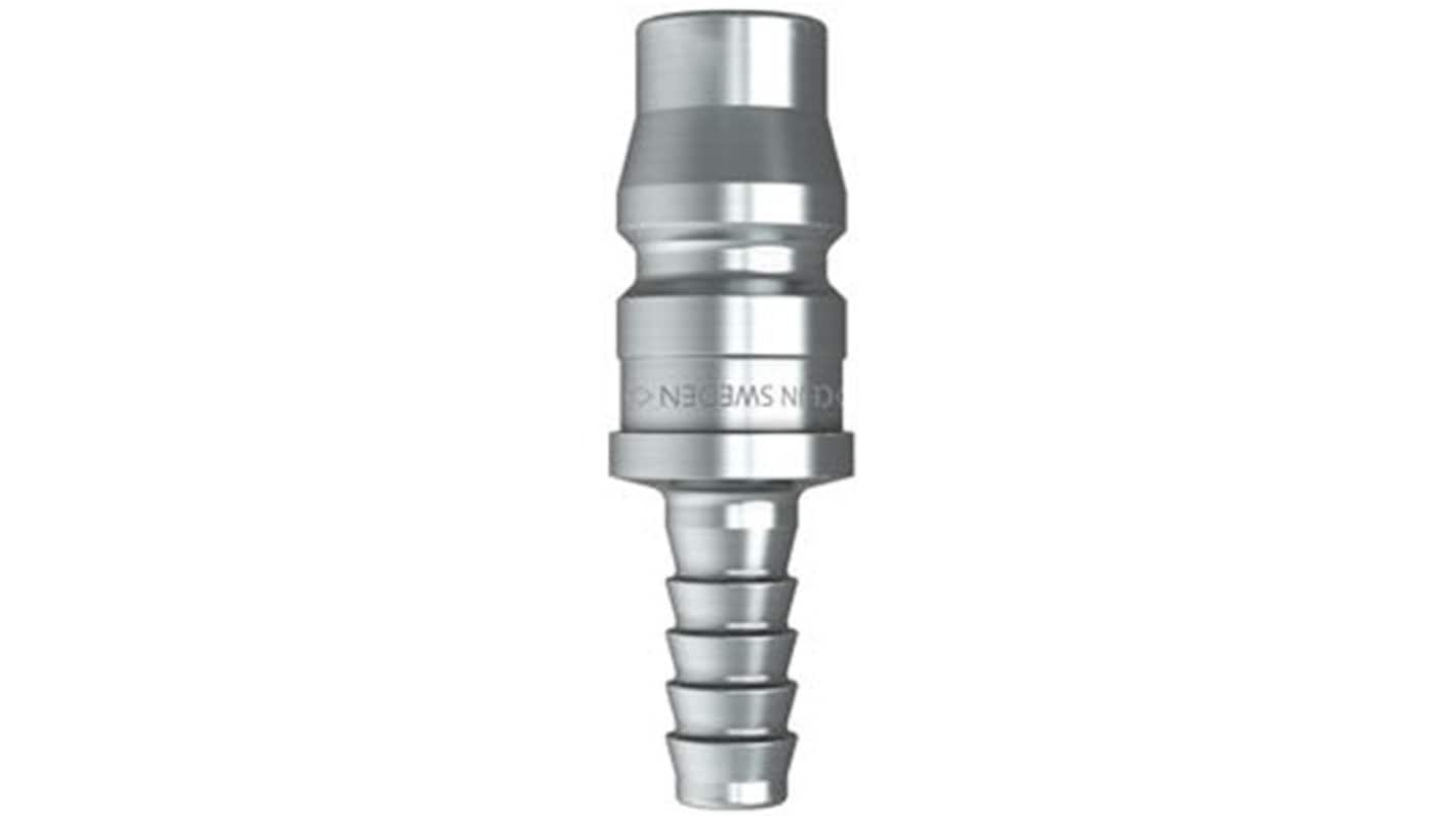 CEJN Steel Male Pneumatic Quick Connect Coupling, 1/4in Hose Barb