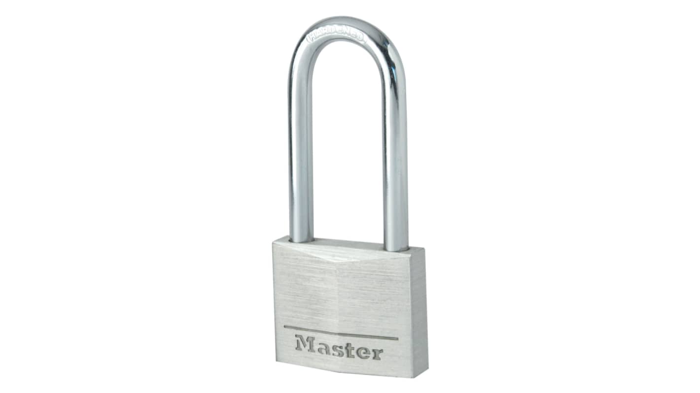 Master Lock Padlock Weatherproof Aluminium Padlock, Keyed Alike, 6mm Shackle, 40mm Body
