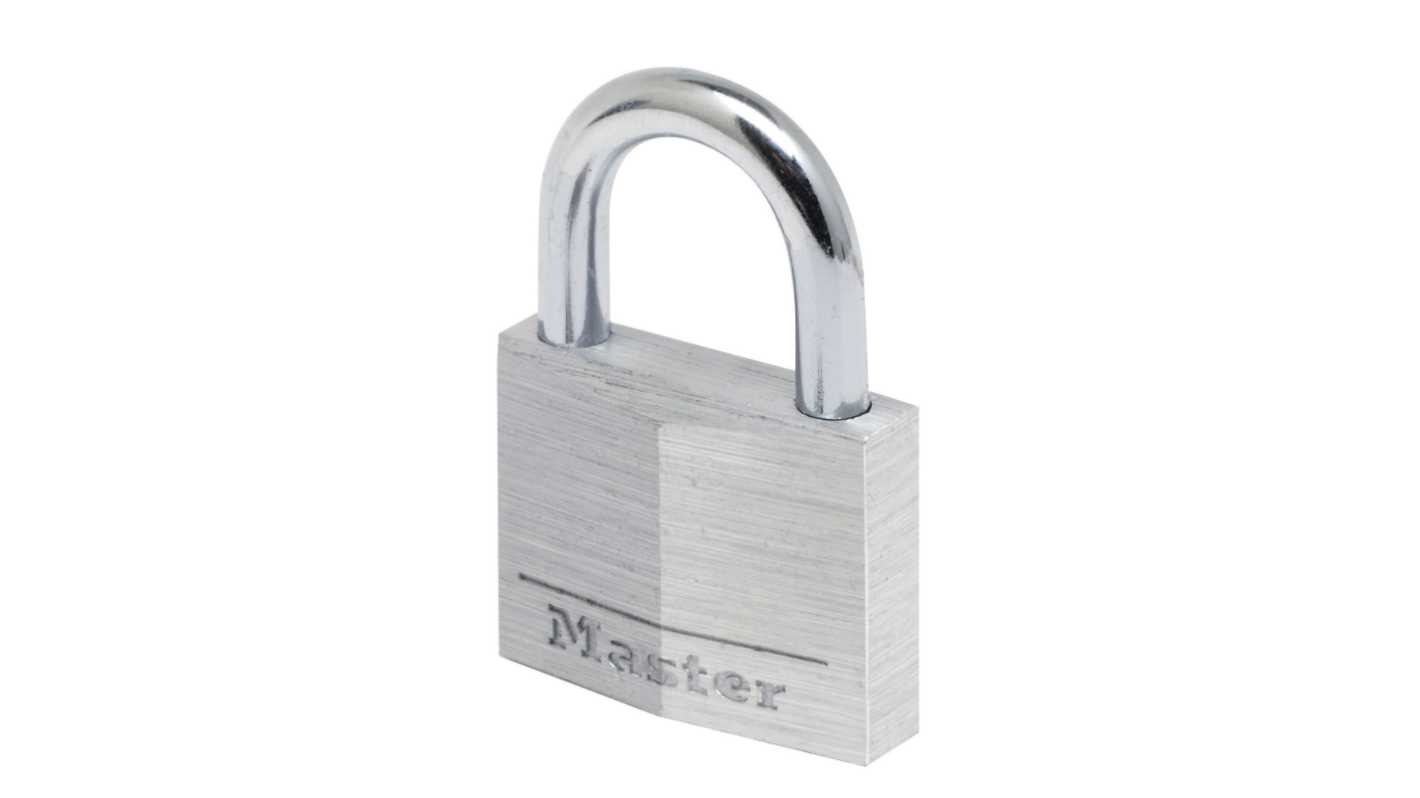 Master Lock Padlock Weatherproof Aluminium Padlock, Keyed Alike, 7mm Shackle, 50mm Body