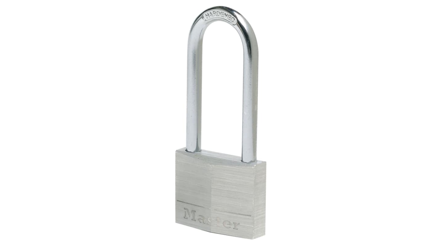 Master Lock Padlock Weatherproof Aluminium Padlock, Keyed Alike, 7mm Shackle, 50mm Body