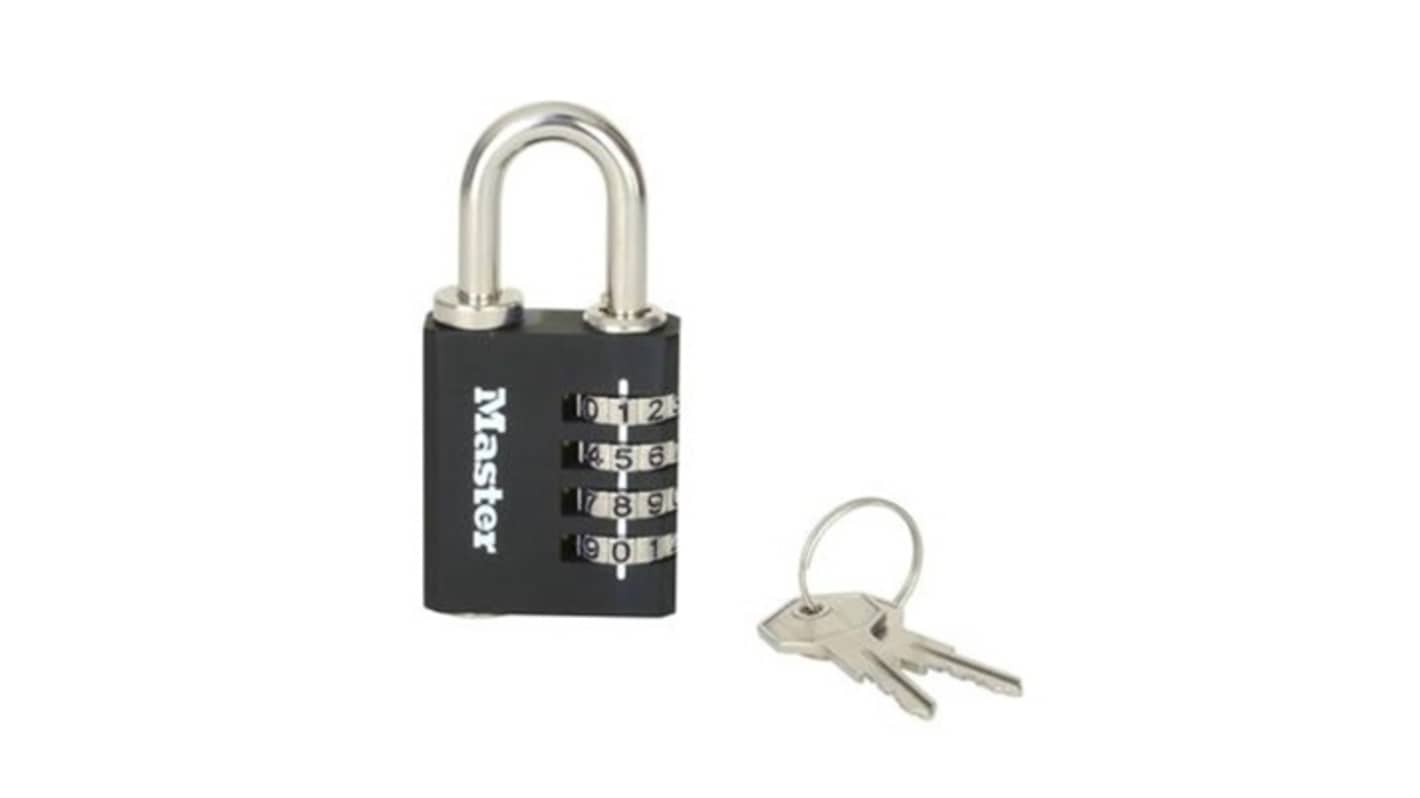 Master Lock Padlock Weatherproof Zinc Padlock, Keyed Alike, 6mm Shackle, 40mm Body