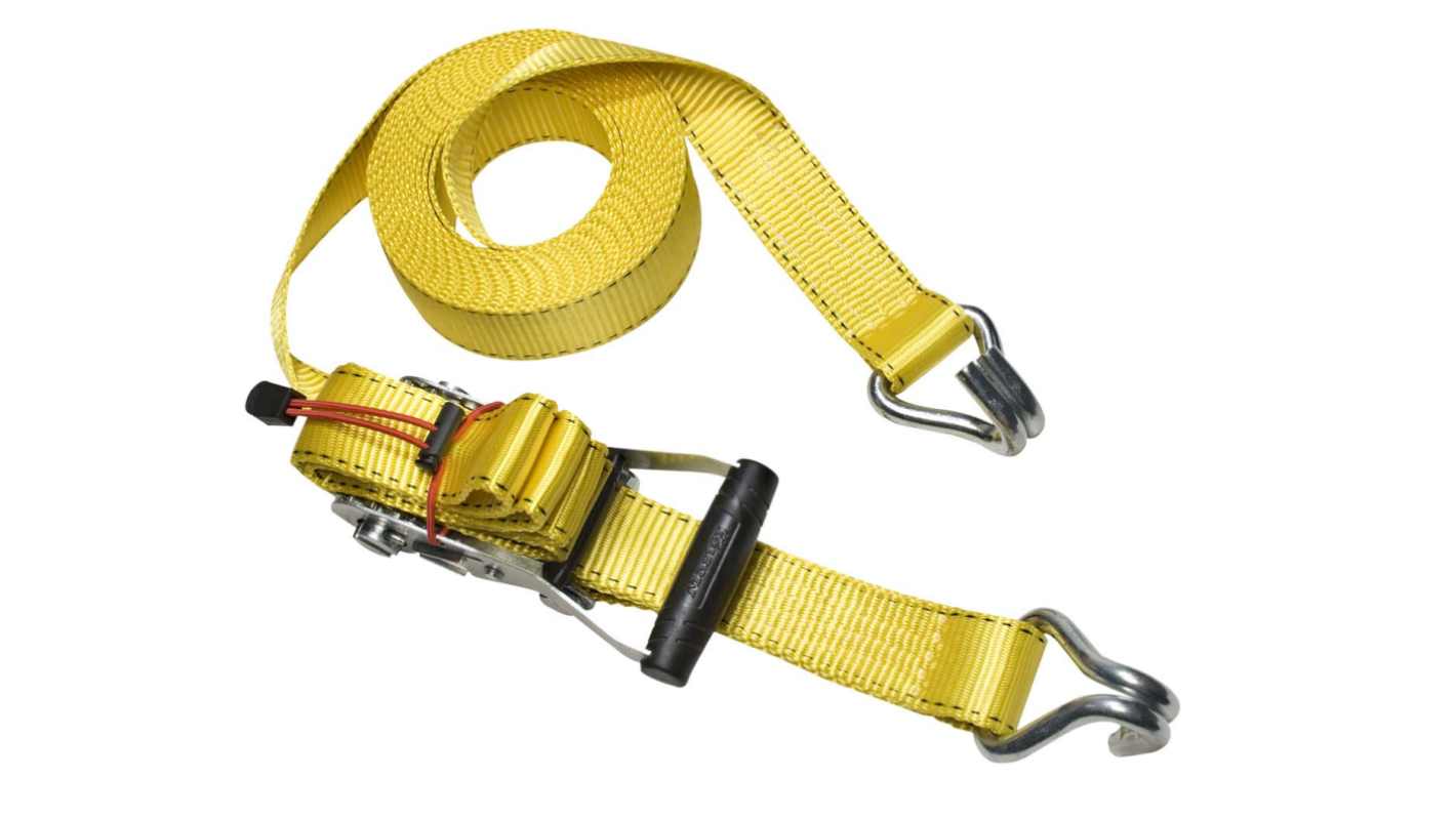 Master Lock 8.25m Hook to Eye Ratchet Strap, 50mm Wide