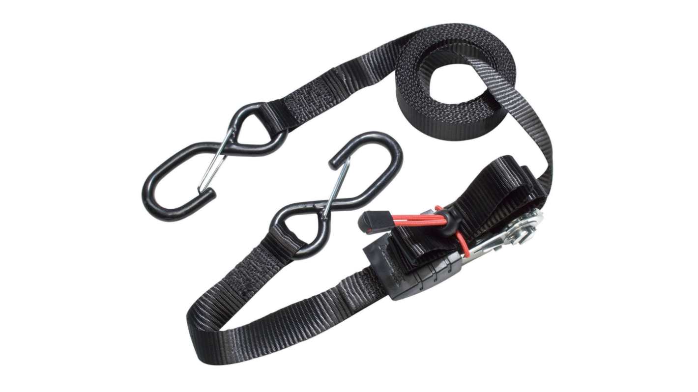 Master Lock 4.25m Hook to Eye Ratchet Strap, 25mm Wide