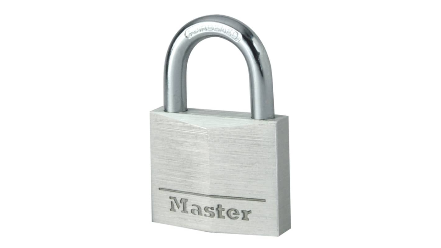 Master Lock Padlock Weatherproof Aluminium Padlock, Keyed Alike, 6mm Shackle, 40mm Body