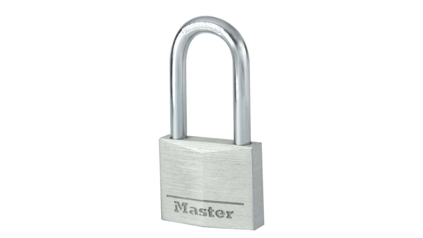 Master Lock Padlock Weatherproof Aluminium Padlock, Keyed Alike, 6mm Shackle, 40mm Body