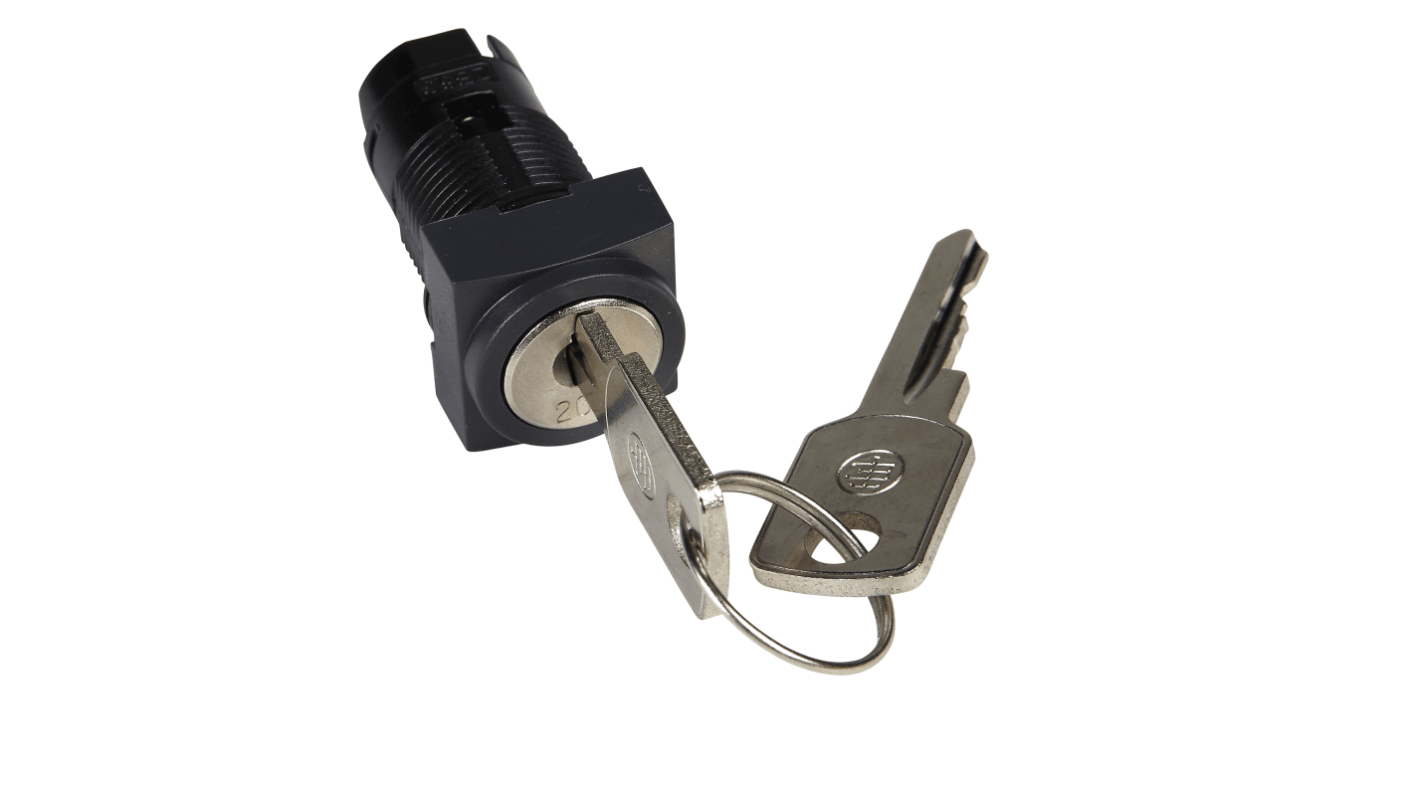 Schneider Electric Harmony 3-position Key Switch Head, Spring Return to Centre, 16mm Cutout