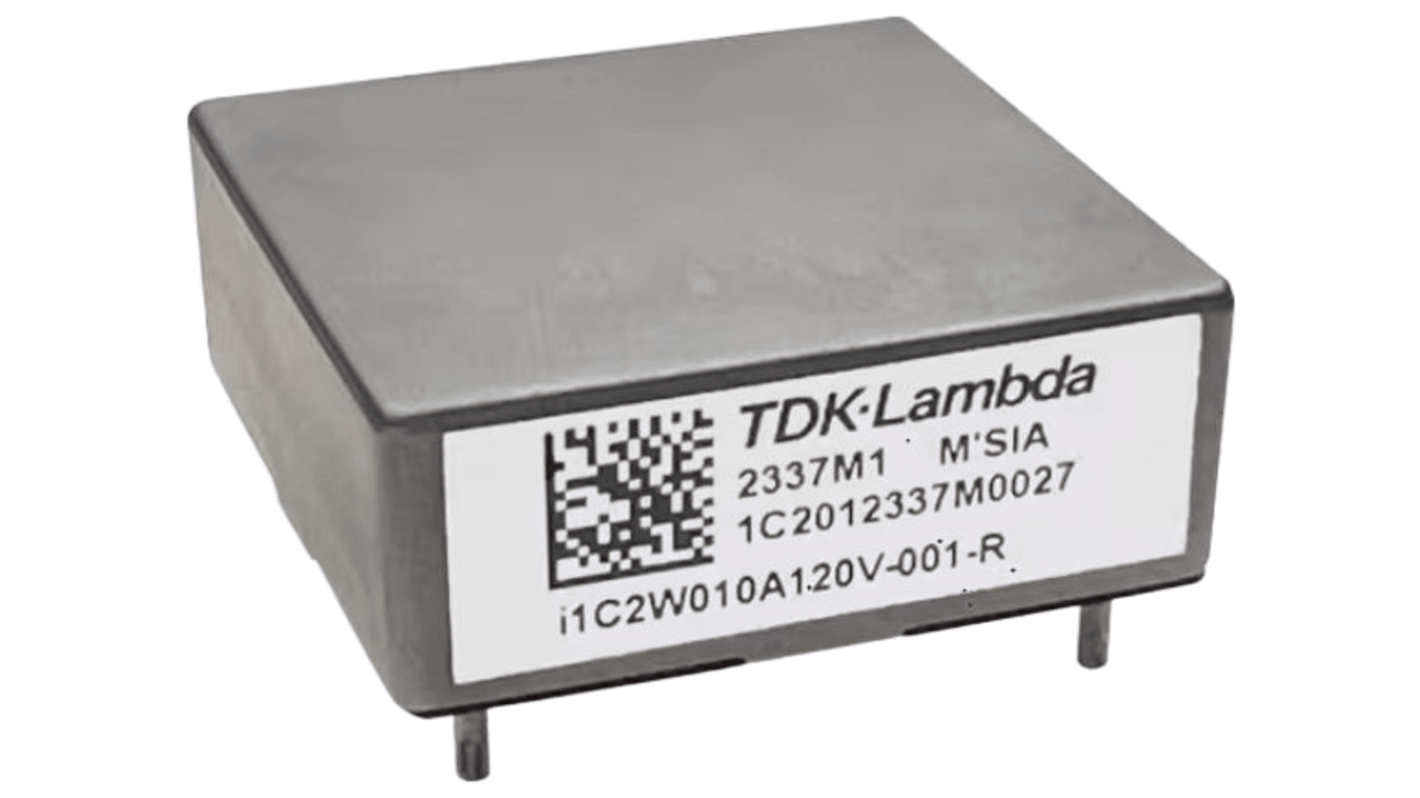 TDK-Lambda i1C DC-DC Converter, 12V dc/ 10A Output, 18 To 75 V dc Input, 200W, Through Hole, +120°C Max Temp -40°C Min