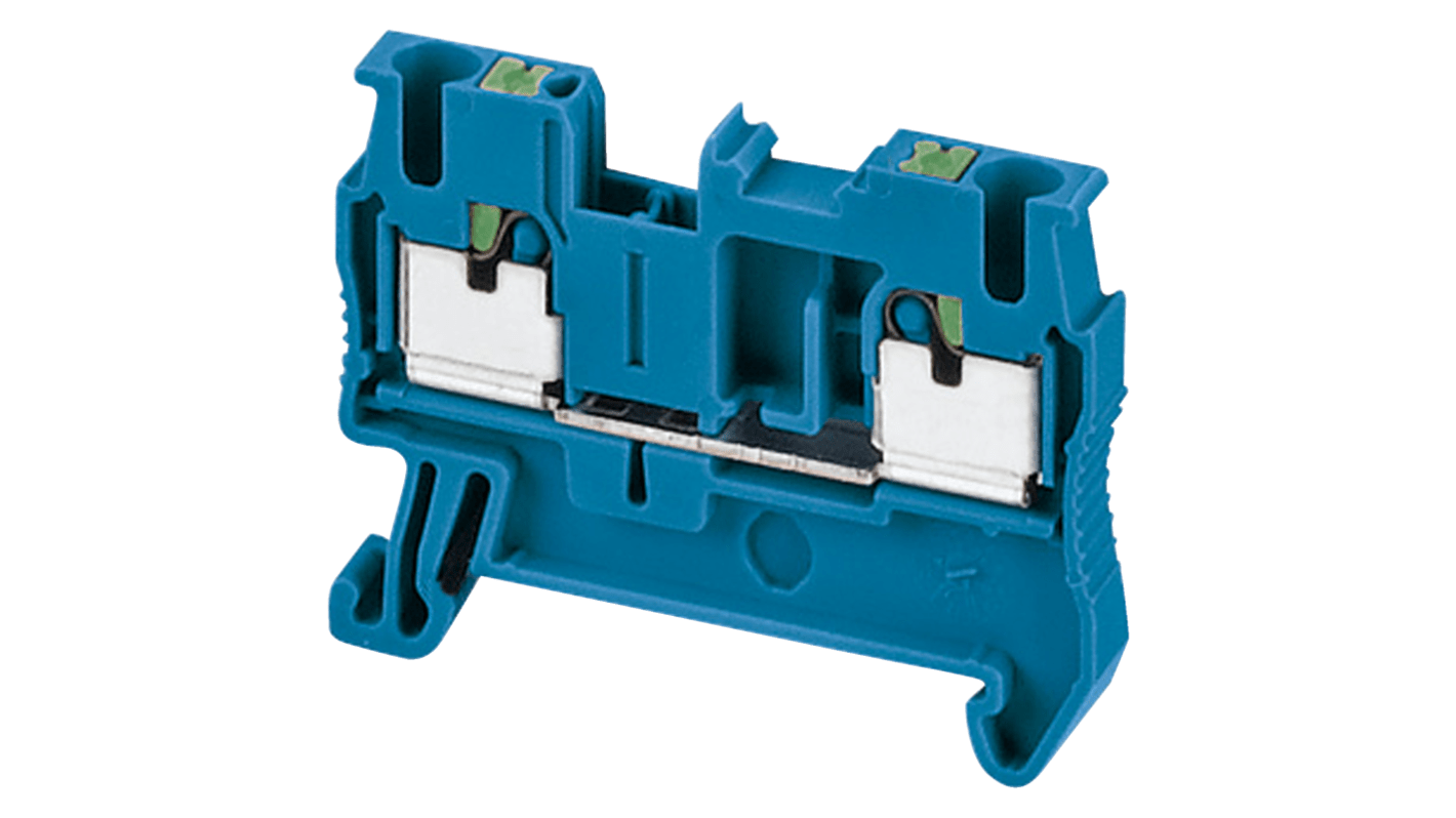 Schneider Electric NSYTRP22BL Linergy TR Series Blue, 2.5mm², 1-Level, Push In Termination, CSA