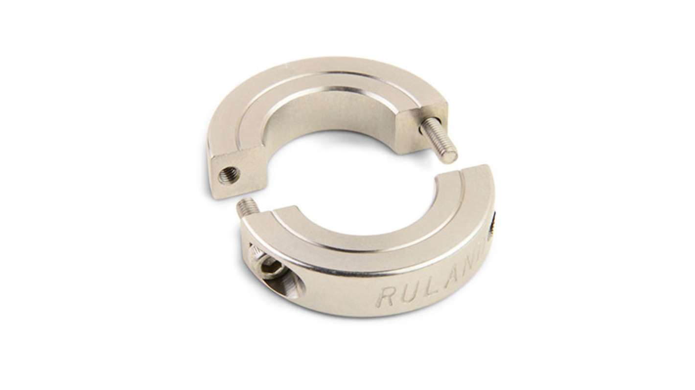 Ruland Shaft Collar, Two Piece, Clamp, Bore 30mm, OD 60mm, W 12mm, Steel