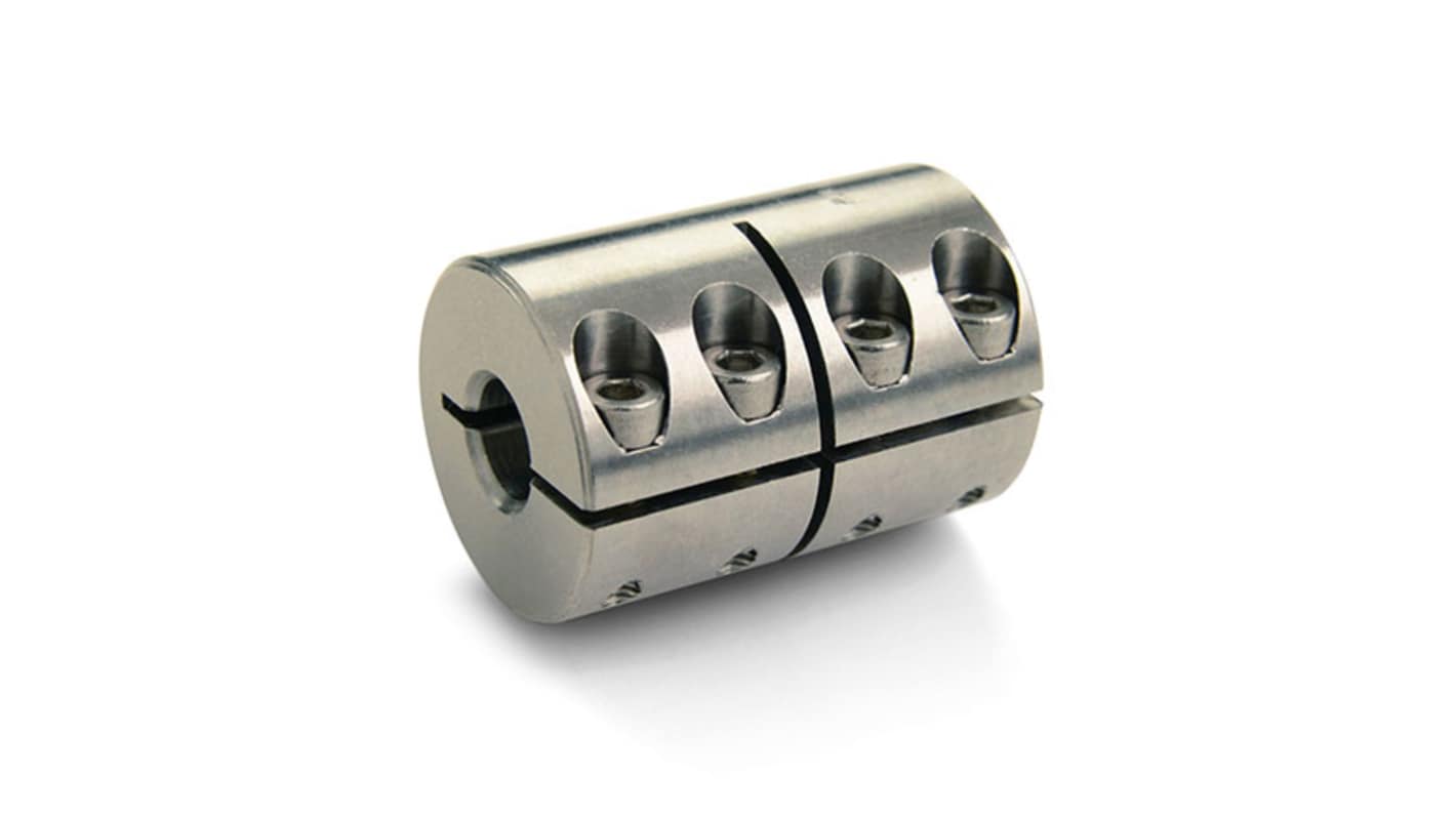 Ruland MCLX-20-20-SS Rigid Shaft Coupling, 42mm Outside Diameter