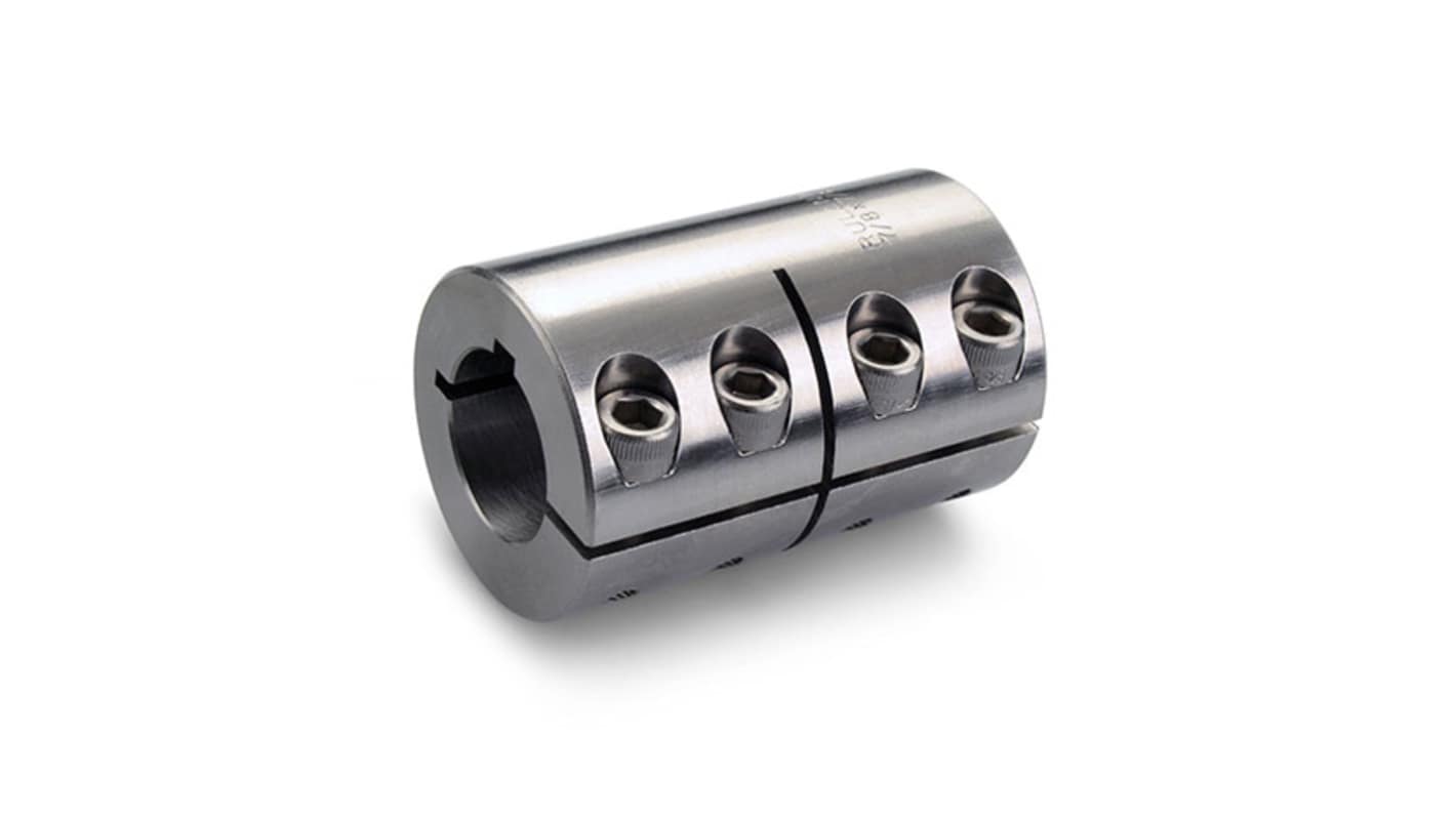 Ruland MCLC-12-12-SS Rigid Shaft Coupling, 29mm Outside Diameter