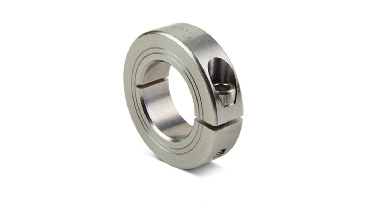 Ruland Shaft Collar, One Piece, Clamp, Bore 45mm, OD 73mm, W 19mm, Steel
