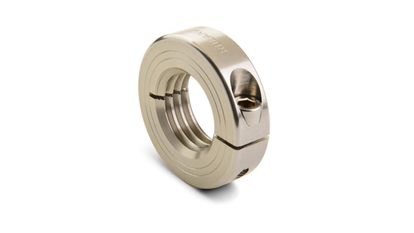 Ruland Shaft Collar, One Piece, Clamp, OD 24mm, W 9mm, Steel