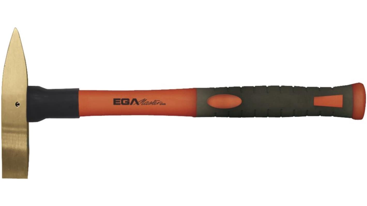 Ega-Master 横头手锤, 铍铜合金头, 400g重, 355 mm总长, 无火花