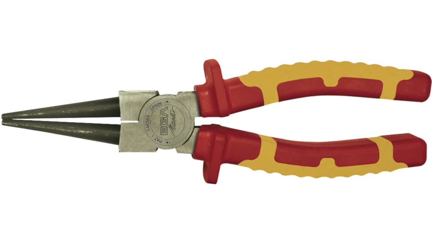 Ega-Master 76590 Pliers, 160 mm Overall, Straight Tip
