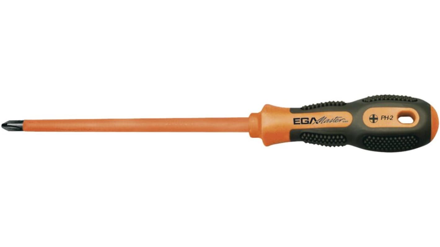 Ega-Master Phillips  Screwdriver, 4.4 mm Tip, 60 mm Blade, 145 mm Overall