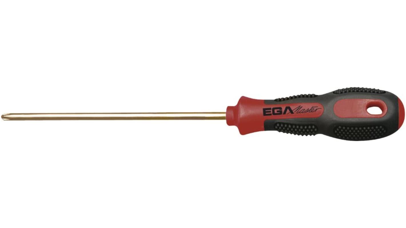 Ega-Master Phillips  Screwdriver, Ph1 Tip, 80 mm Blade, 155 mm Overall
