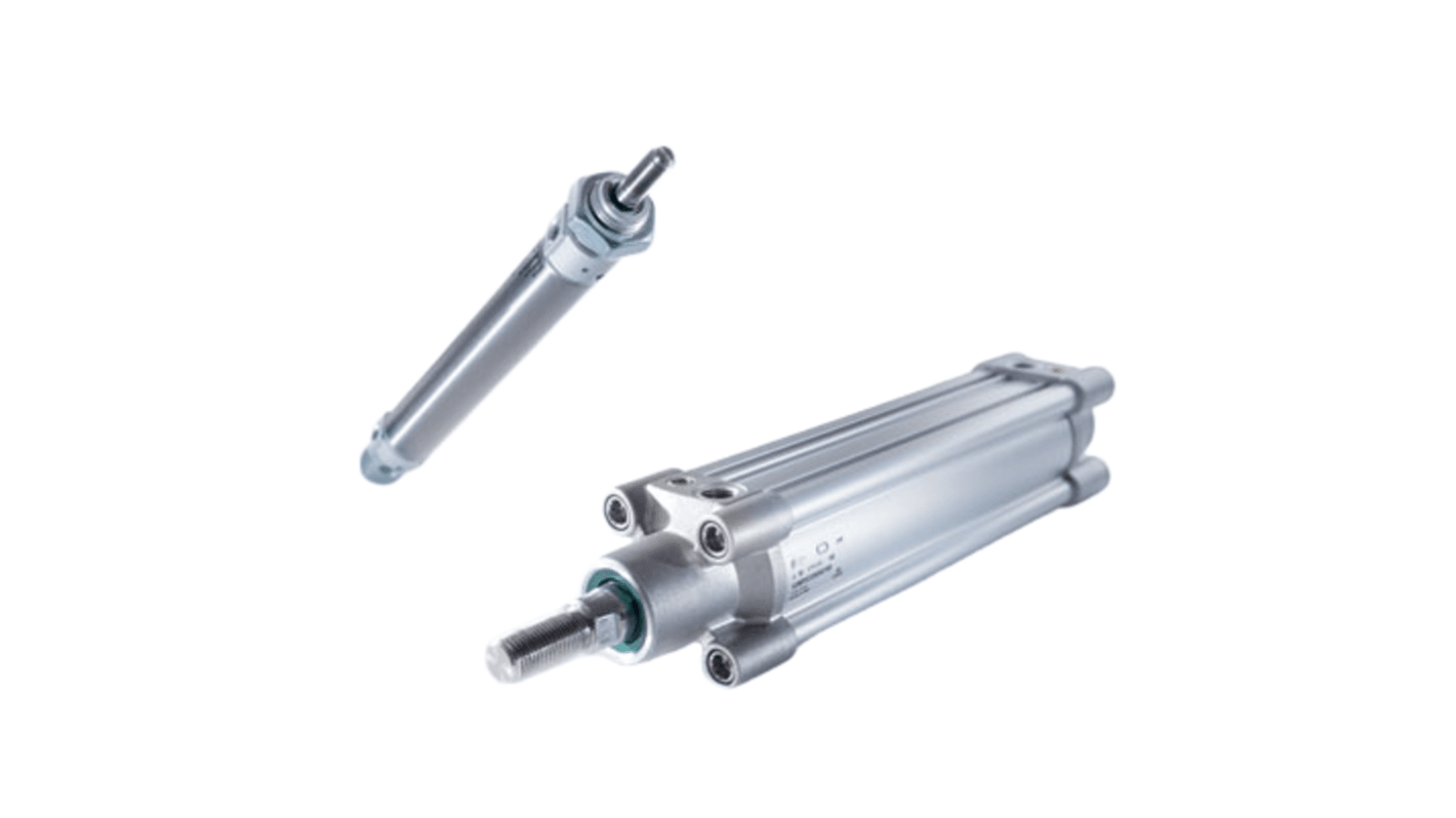 Camozzi Pneumatic Piston Rod Cylinder - 63MP2C100A0050, 100mm Bore, 50mm Stroke, Series 63 Series, Double Acting