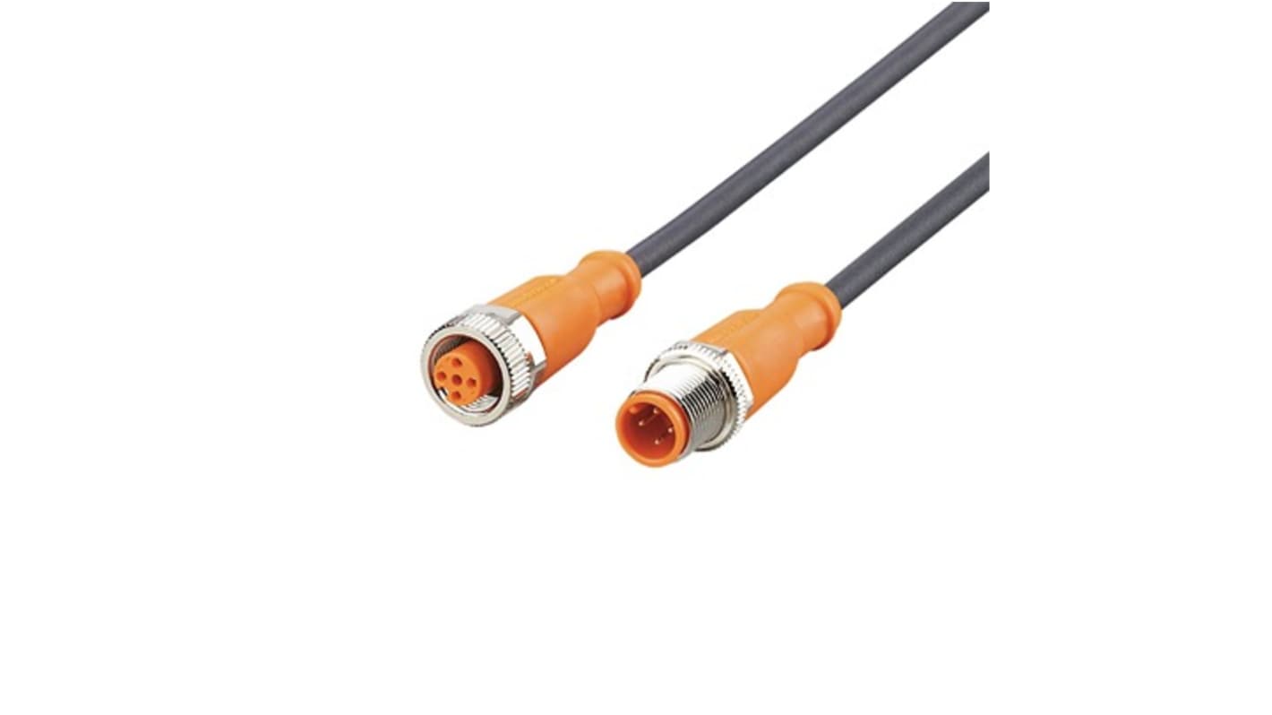 ifm electronic, EVC Series M12 Cable for Use with Sensor, CE Certified Standard