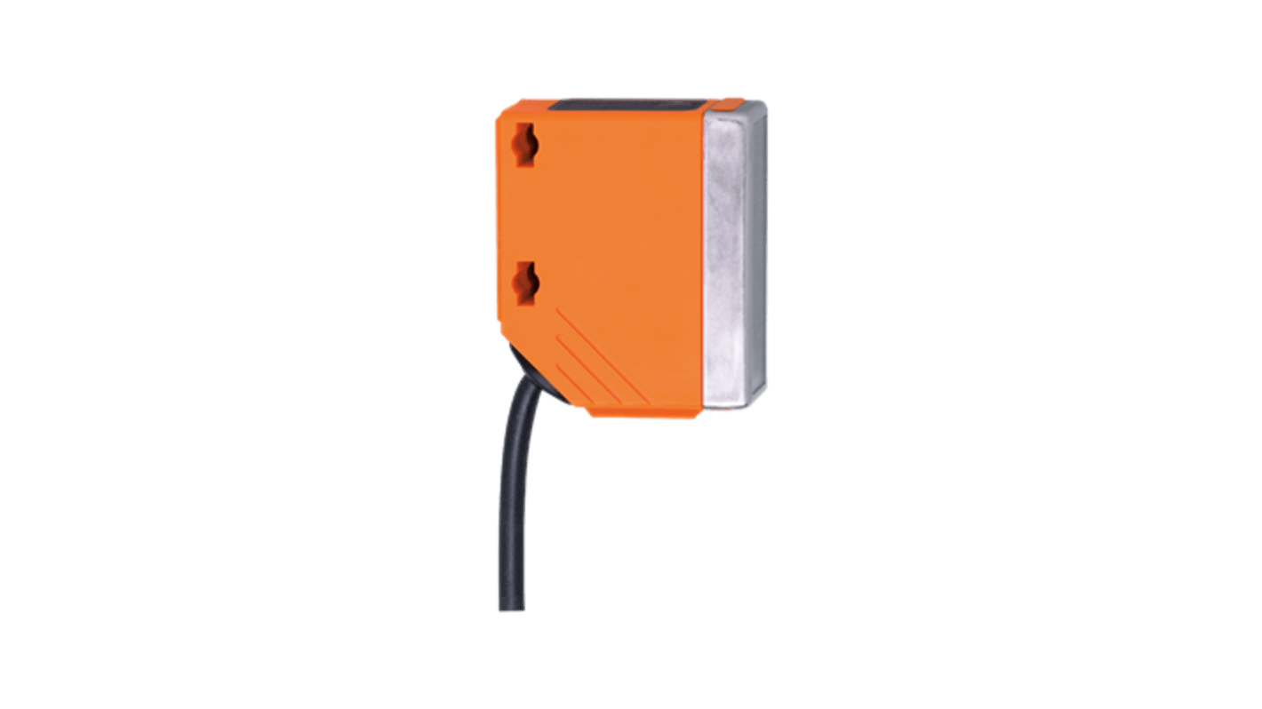 ifm electronic Retro Reflective Photoelectric Sensor, Rectangular Sensor, 0.075 → 10 m Detection Range