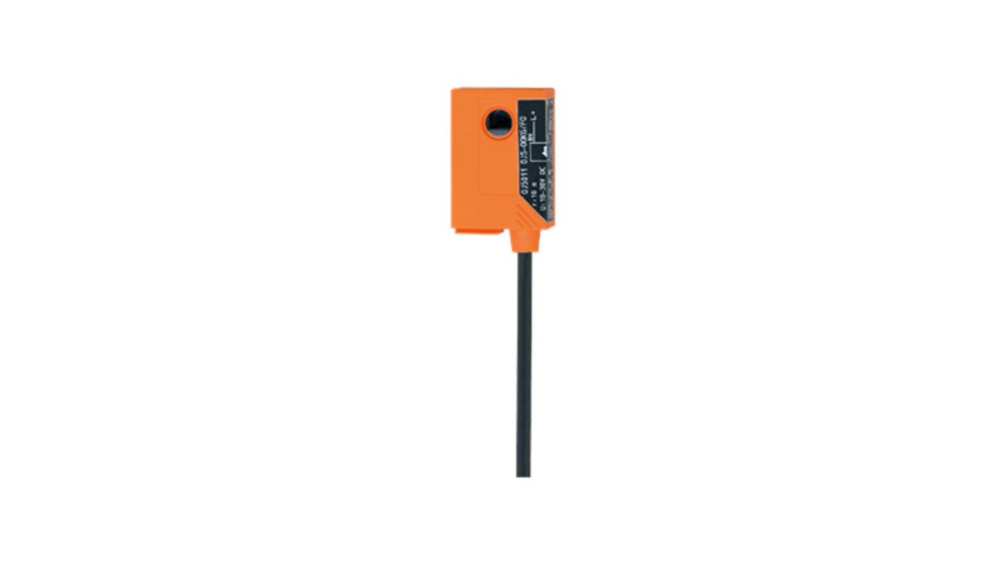 ifm electronic Through Beam Photoelectric Sensor, Rectangular Sensor, 10 m Detection Range