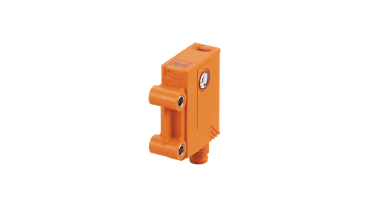 ifm electronic Through Beam Photoelectric Sensor, Rectangular Sensor, 10 m Detection Range