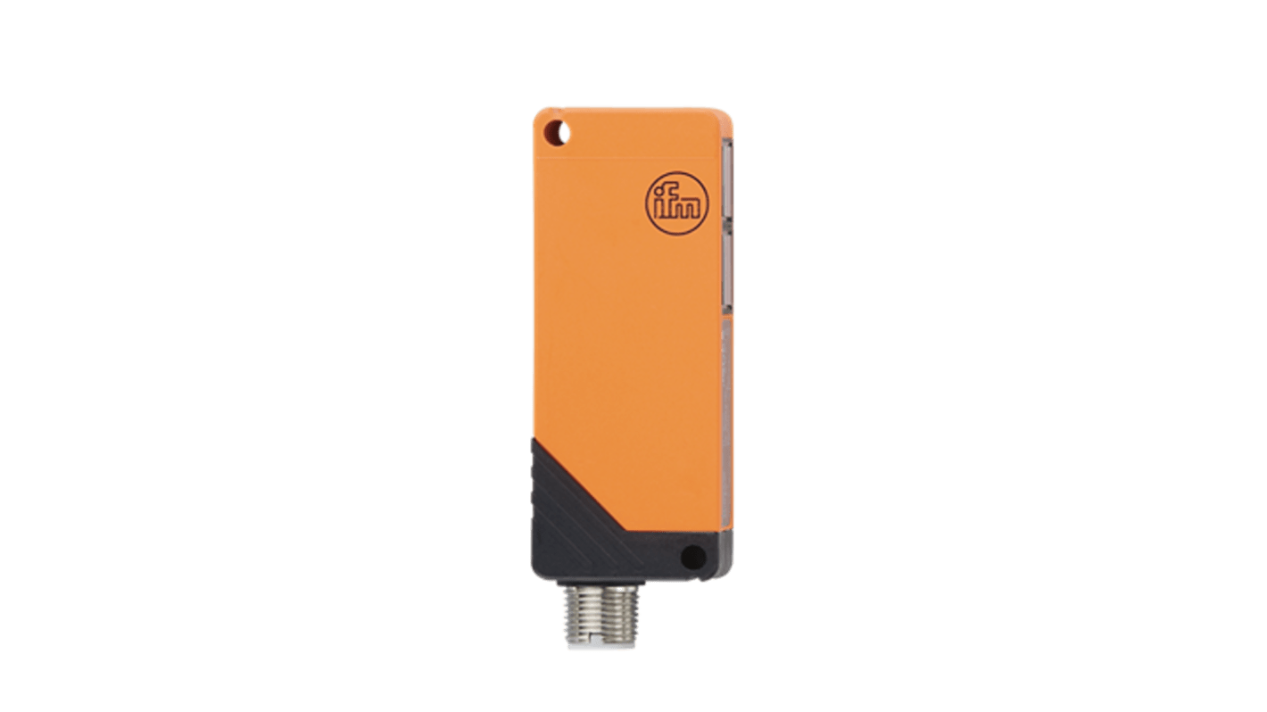 ifm electronic Retro Reflective Photoelectric Sensor, Rectangular Sensor, 0.15 → 5 m Detection Range