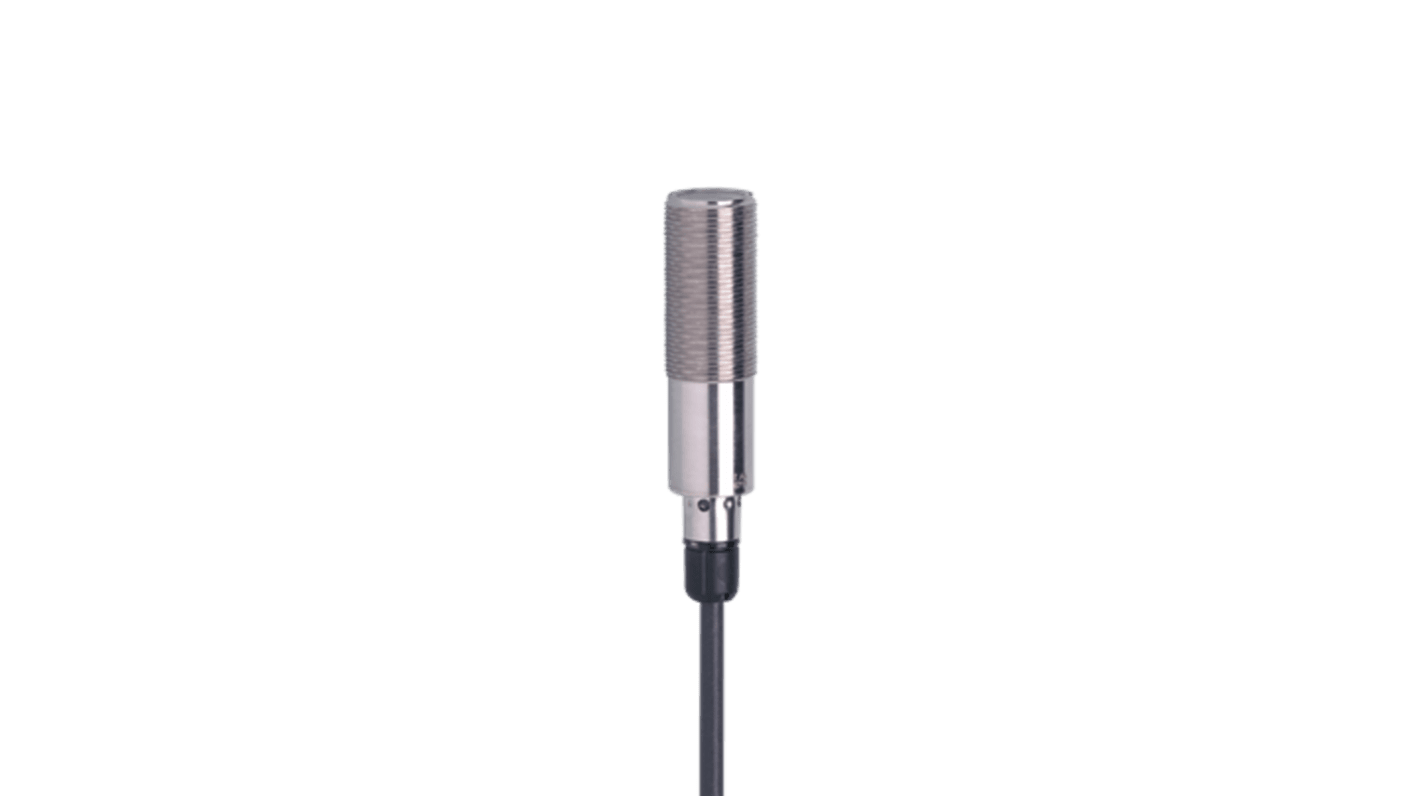 ifm electronic Through Beam Photoelectric Sensor, Barrel Sensor, 25 m Detection Range