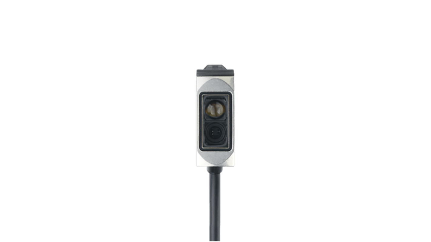 ifm electronic Through Beam Photoelectric Sensor, Rectangular Sensor, 10 m Detection Range