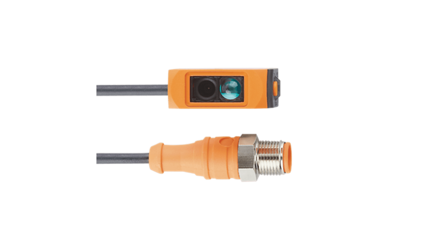 ifm electronic Through Beam Photoelectric Sensor, Rectangular Sensor, 15 m Detection Range IO-LINK