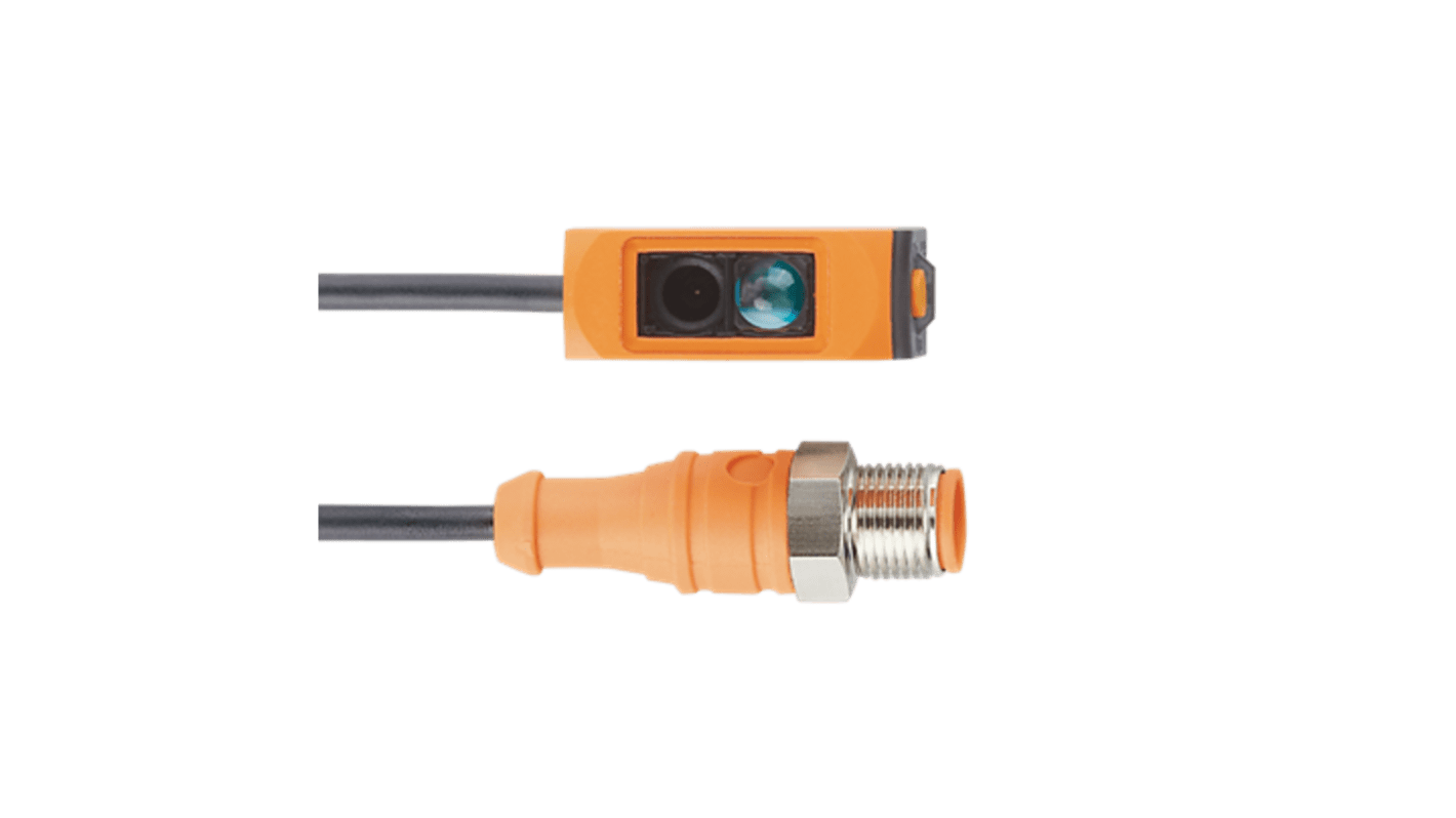ifm electronic Through Beam Photoelectric Sensor, Rectangular Sensor, 15 m Detection Range IO-LINK