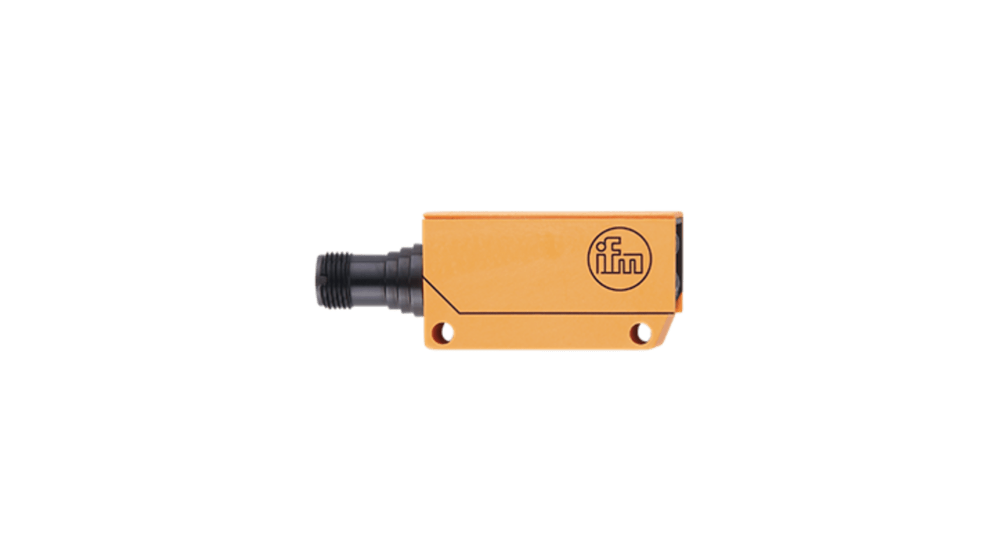 ifm electronic Retro Reflective Photoelectric Sensor, Rectangular Sensor, 0.15 → 1.5 m Detection Range