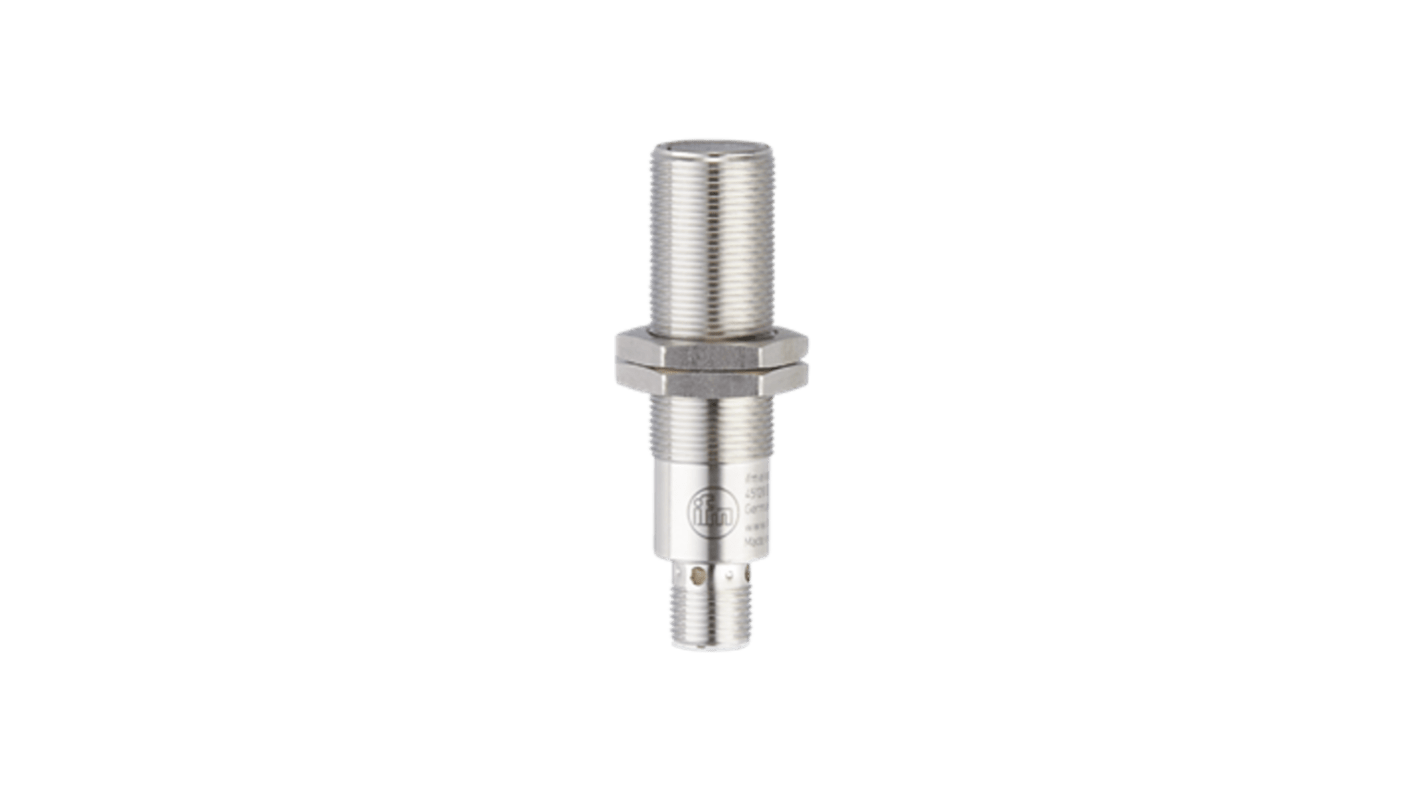ifm electronic Diffuse Reflection Photoelectric Sensor, Barrel Sensor, 100 mm Detection Range