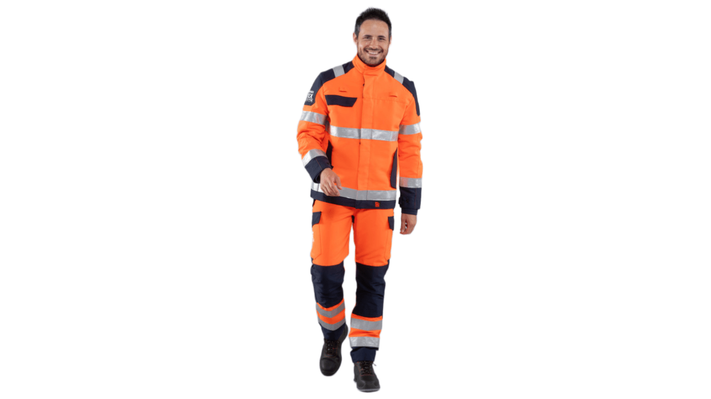DMD 6361000ATXT Orange Unisex Hi Vis Jacket, 5