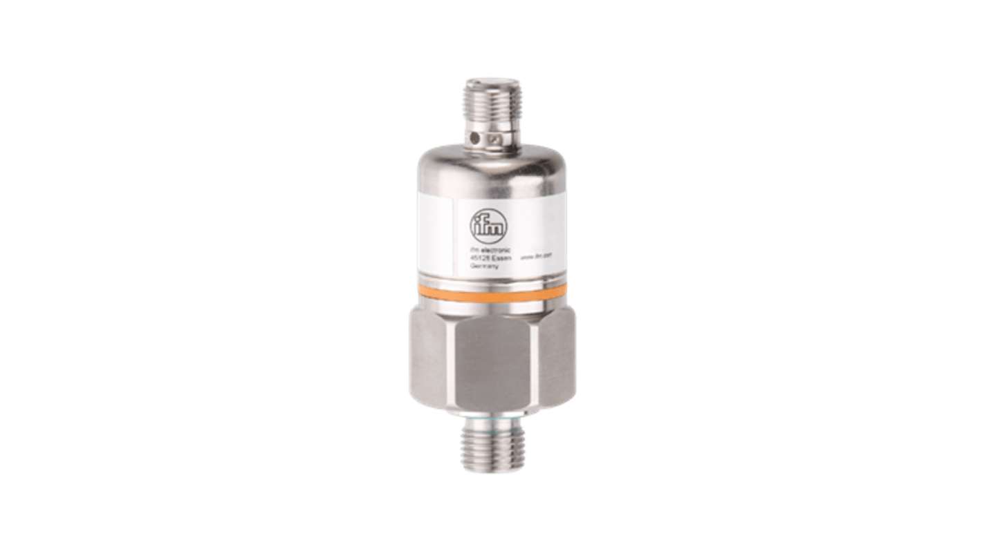 ifm electronic PP Series Pressure Switch, 0bar Min, 60bar Max, PNP Output, Relative Reading