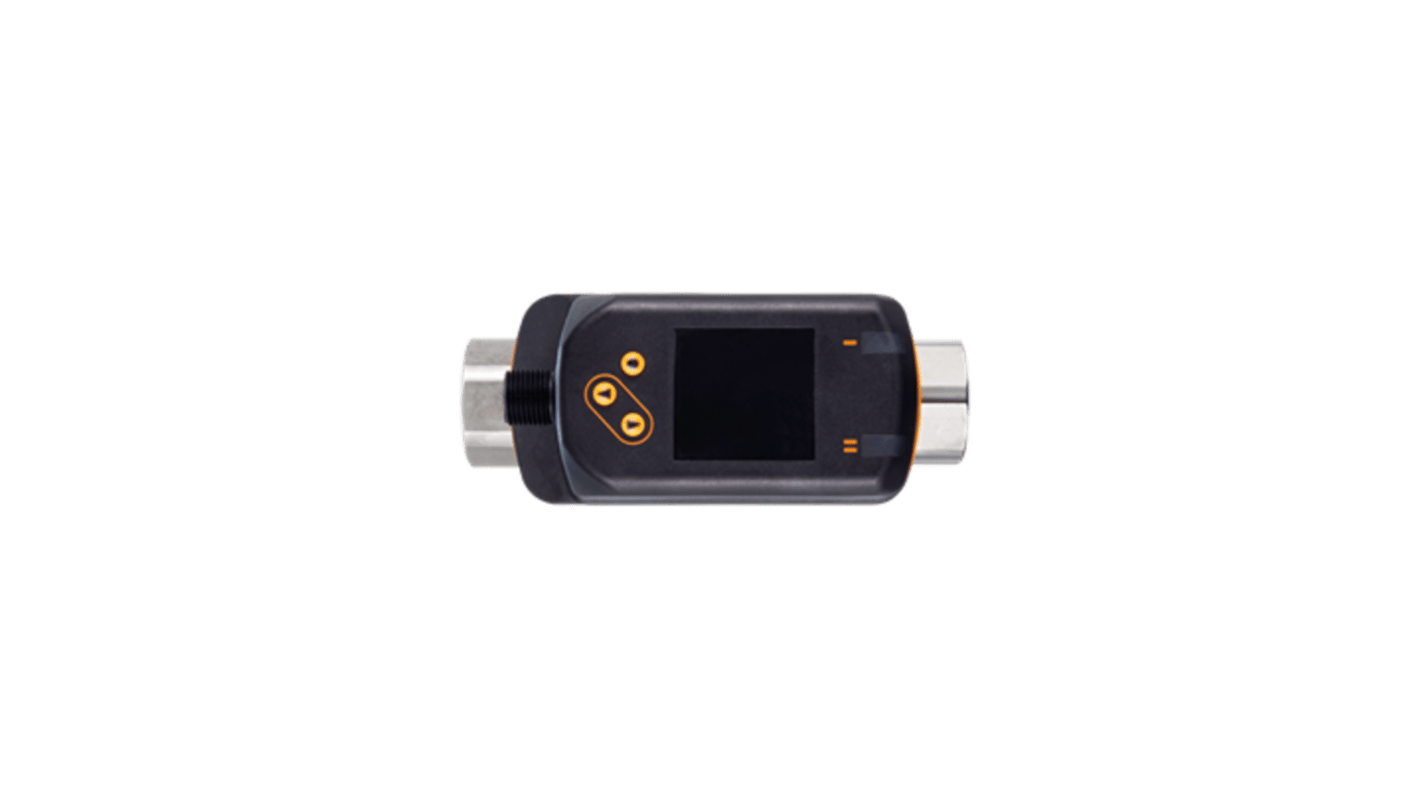 ifm electronic SV Series Vortex Flow Meter Flow Meter for Coolants, Glycol Solutions, Water, 2 l/min Min, 40 L/min Max