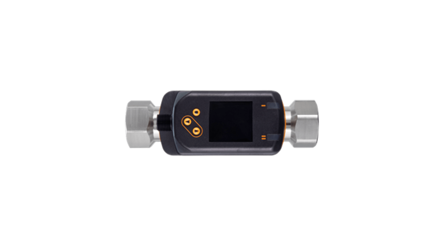 ifm electronic SV Series Vortex Flow Meter Flow Meter for Coolants, Glycol Solutions, Water, 5 l/min Min, 100 L/min Max