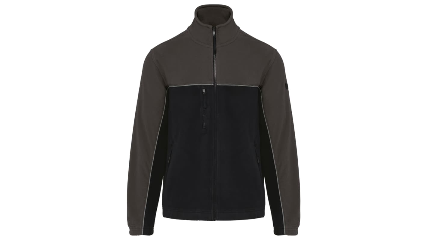 KARIBAN WK904 Black, Grey 100% Polyester Jacket XL