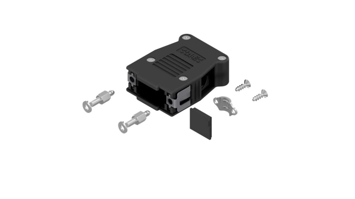 Amphenol Industrial 16-0032 Cable Mount D-sub Connector, with Snap locks