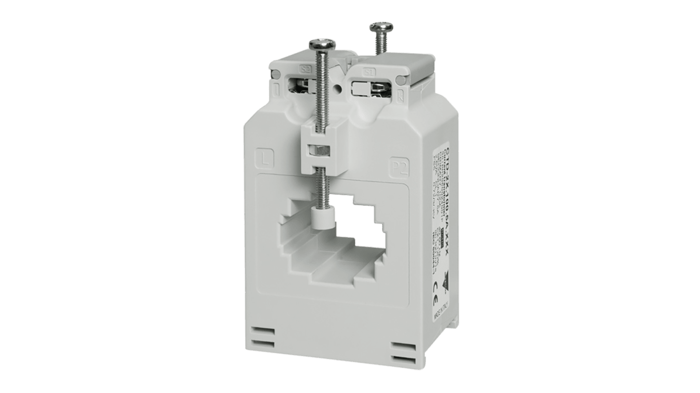 Carlo Gavazzi 电流互感器, DIN 轨安装型, 电流互感器传感器, 200A输入, 5 A输出, 电流比200/5A, 24mm孔, CTD-2X系列
