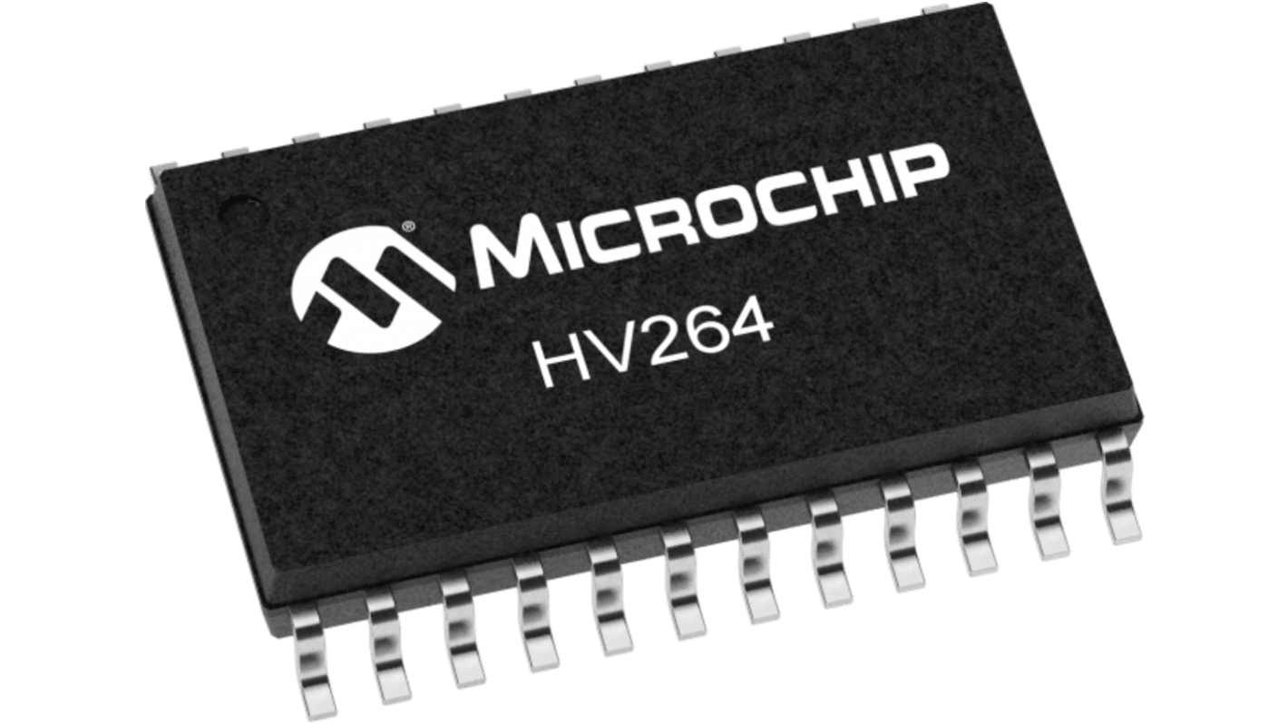 HV264TS-G Microchip, High Voltage, Op Amp, RRIO, 250 V, 24-Pin TSSOP
