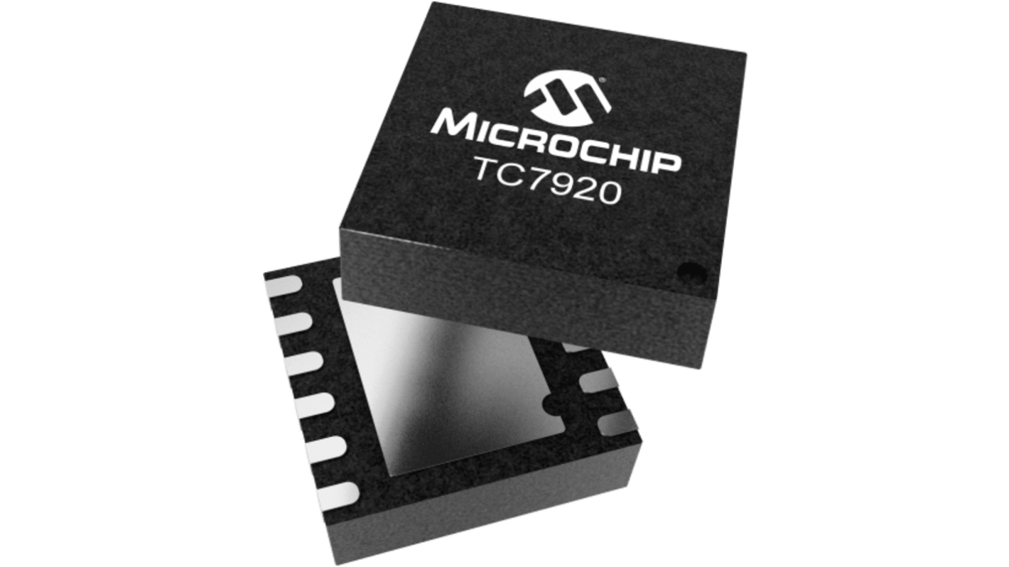 Microchip TC7920 Silicon N/P-Channel-Channel MOSFET, 1.8 A, 200 V, 12-Pin DFN TC7920K6-G
