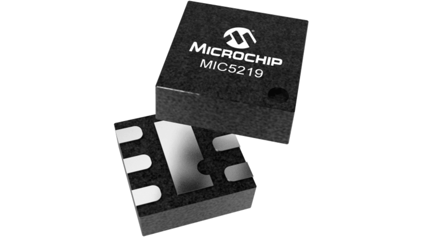 Microchip MIC5219YMT-TR Low Dropout Voltage, Voltage Regulator 500mA 6-Pin, UDFN