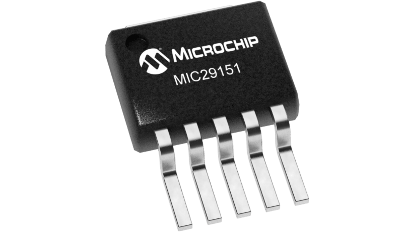 Microchip MIC29151-5.0WU Low Dropout Voltage, Voltage Regulator 1.5A, 5 V 5-Pin, DDPAK