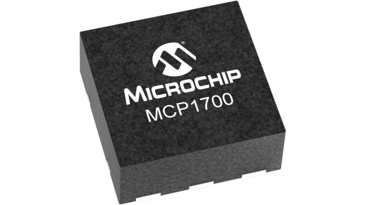 Microchip MCP1700T-3302E/MAY Low Dropout Voltage, Voltage Regulator 250mA, 3.3 V 6-Pin, DFN