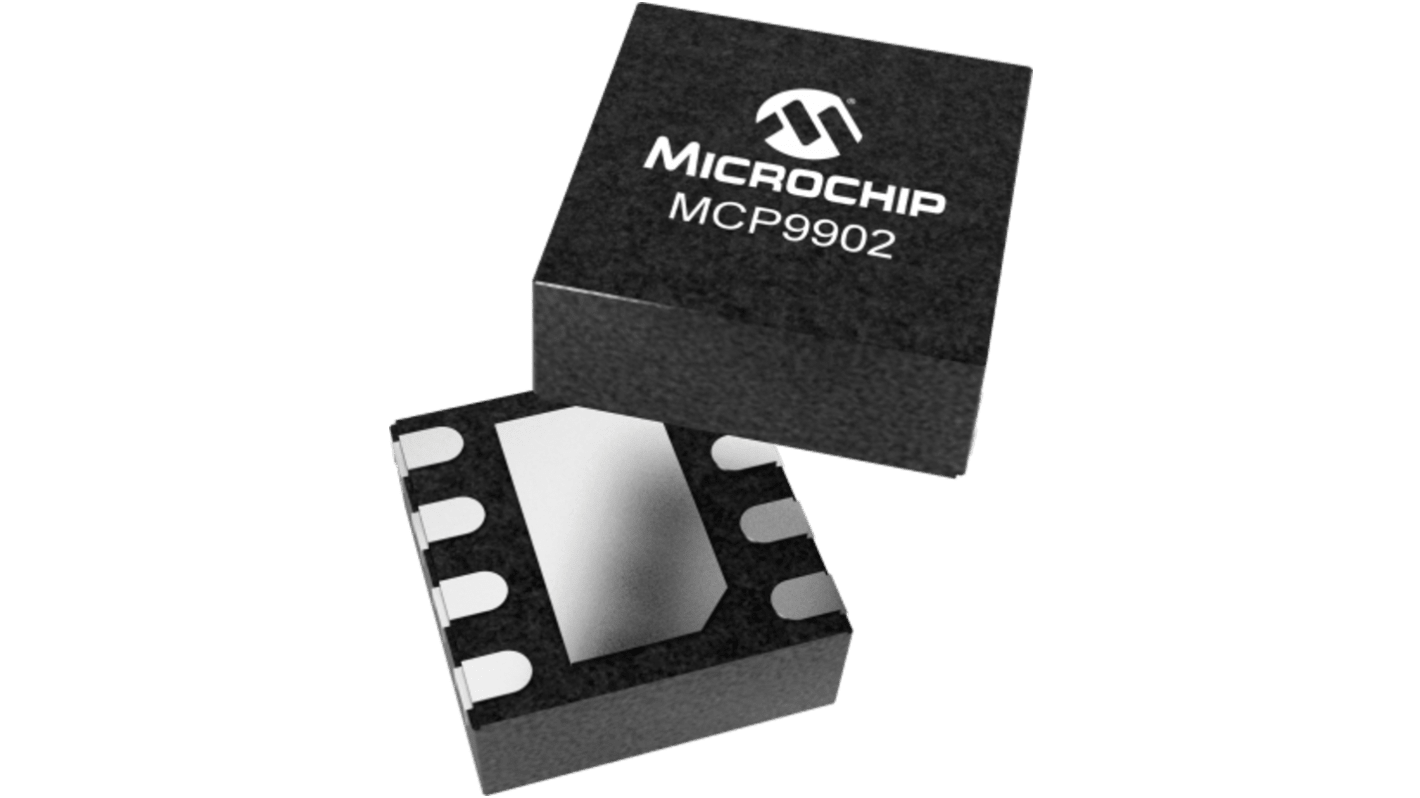 Microchip Voltage Reference 3 - 3.6V 8-Pin WDFN, MCP9902T-AE/RW