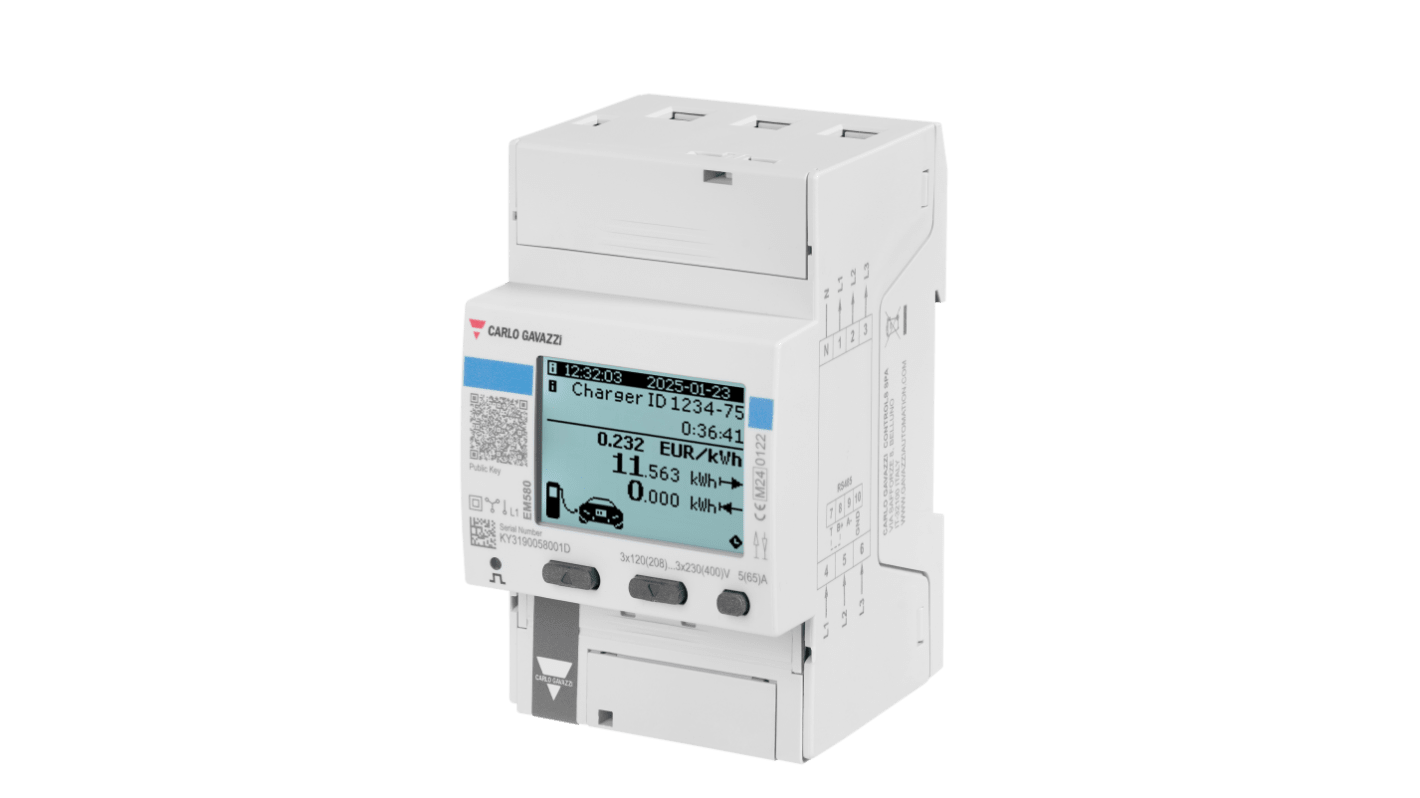 Carlo Gavazzi 1, 3 Phase LCD Energy MeterEnergy Meter