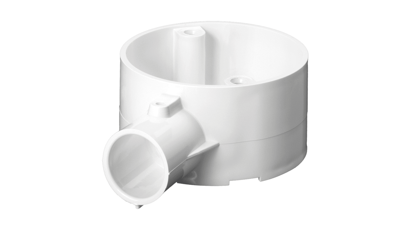Schneider Electric Terminal Box, Conduit Fitting, 20mm Nominal Size, uPVC, White