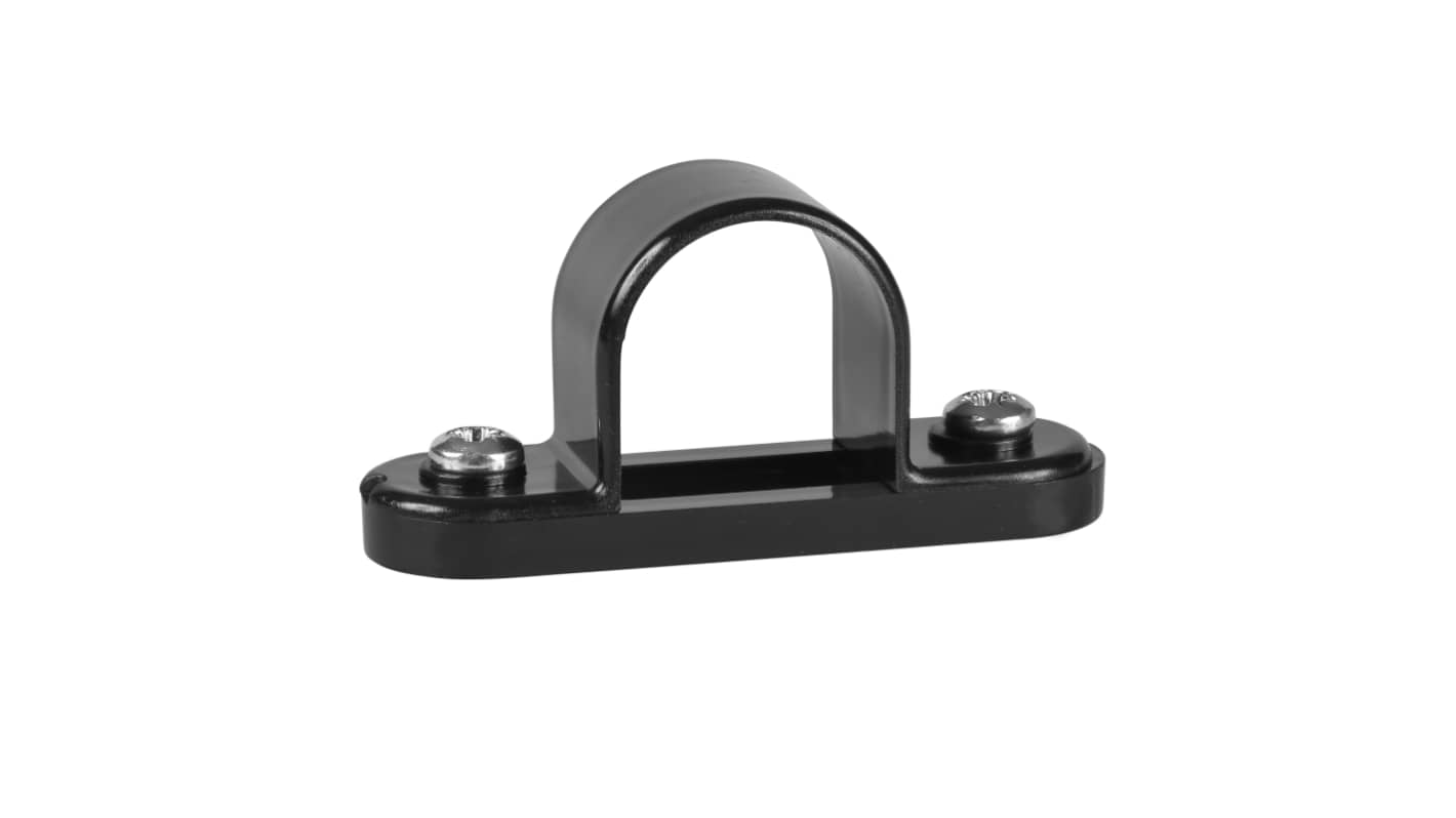 Schneider Electric Black PVC Saddle Clamp, 20mm Max. Bundle
